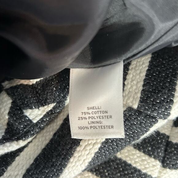 Halogen Mini Micro Skirt Black and White Striped Nautical Size 4 - Picture 9 of 11